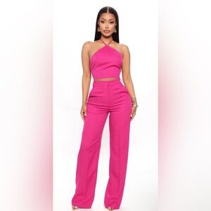 Fashion Nova- Sunset Views Linen Pant Set 33